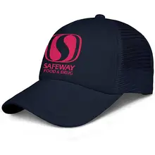 LHSPOSIFD мужская бейсбольная Кепка унисекс, модная спортивная SAFEWAY-INC с регулируемой сеткой, плоская кепка с логотипом