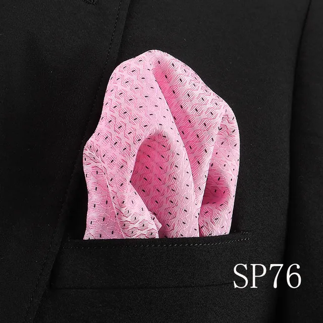 Fashion 100% Silk Hankerchief Scarves Vintage Hankies Men's Pocket Square Handkerchiefs Striped Solid Snot Rag 22*22 cm SP76