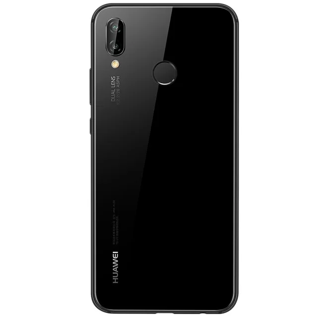 Мобильный телефон huawei P20 Lite с глобальной прошивкой, 5,84 дюйма, 4 ГБ, 64 ГБ, Android 8,0, разблокировка лица, камера AI, аккумулятор 3000 мАч - Цвет: 4G 64G Black