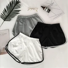 2021 simples mulheres shorts casuais retalhos corpo fitness workout verão shorts feminino elástico magro praia egde curto quente