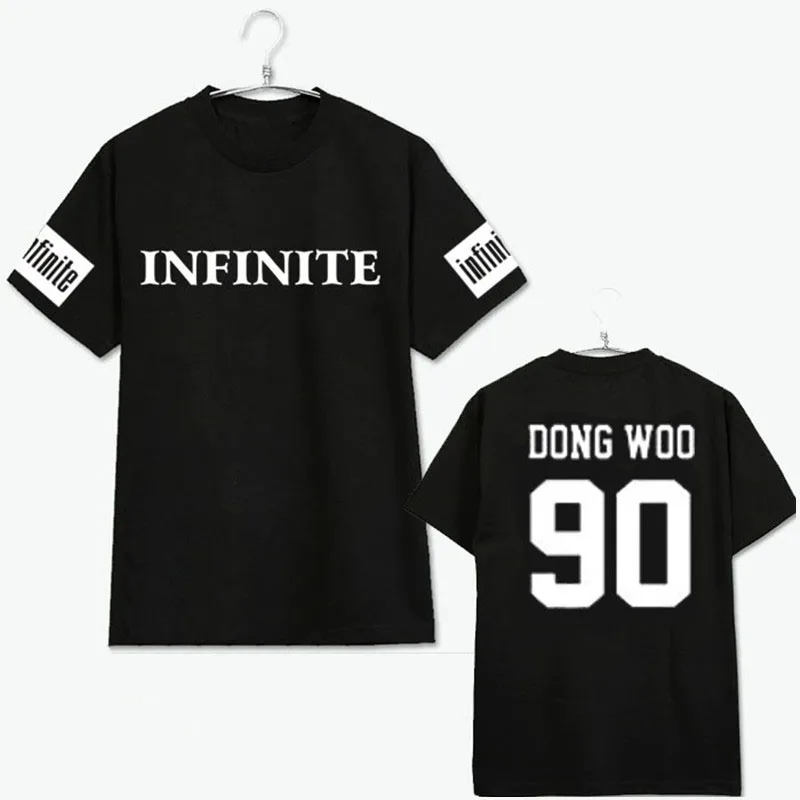Новые корейские рубашки KPOP INFINITE H F Toheart Album женская уличная футболка с коротким