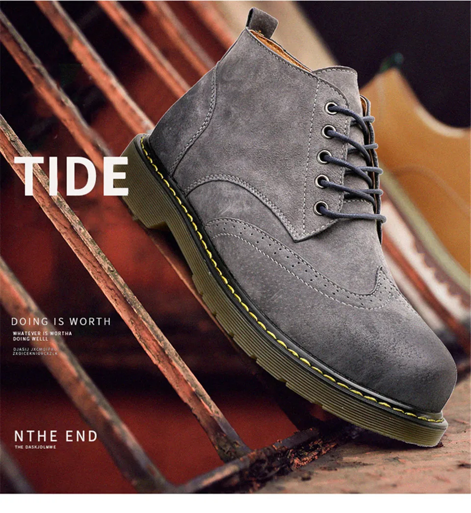 

39-46 men boots Non-Slip Comfortable warm 2019 shoe men winter #NX66988