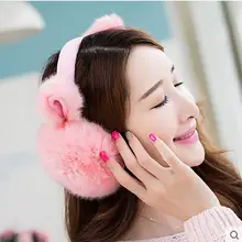 

Fashion Women Girl Fur Winter Ear Warmer Earmuffs Cute Cat Ear Muffs Earlap Winter Faux Fur Earmuffs Headband Newest