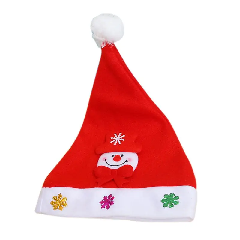 Christmas Santa Claus Hat Unisex Adult Red Cap Novelty Classic Hat For Party Decoration