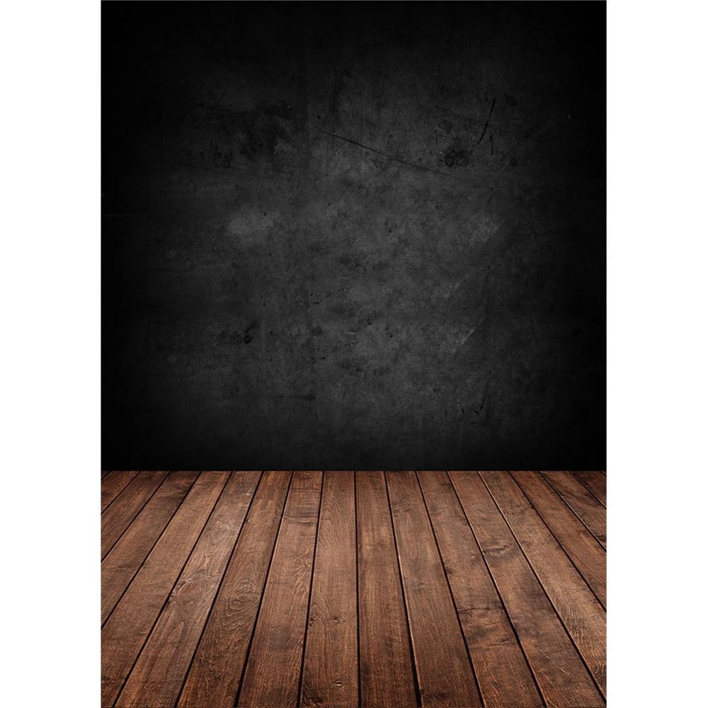 Photography Background Black Wall Wooden Floor Vinyl Cloth Backdrop For  Children Baby Toy Pet Portrait Photo Studio Photoshoot - Backgrounds -  AliExpress