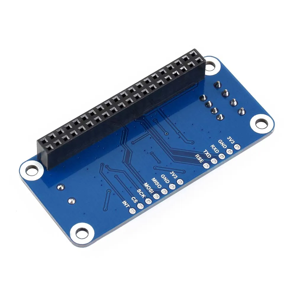 Waveshare RS485 CAN HAT для Raspberry Pi Zero/Zero W/Zero WH/2B/3B/3B + бортовой контроллер CAN: MCP2515 485