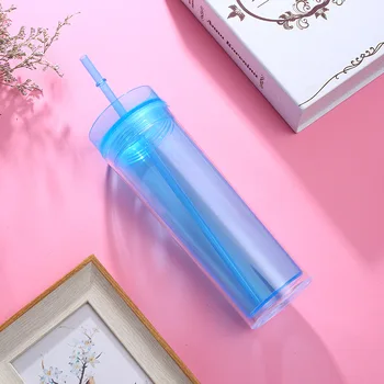 

16oz Skinny Tumbler with Straw For VIP Cutomer