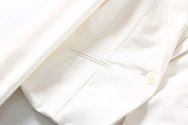 728tj сплошной цвет одна пуговица Slim Fit женский короткий маленький костюм пальто с длинным рукавом костюм