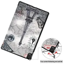 

Protective Case for Lenovo Chromebook Duet Tablet Cases Sleep Wake Smart Cover Foldable Stand Flip Sleeve Shockproof Shell