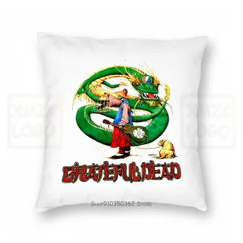 

Vintage Pillow case Grateful Dead Year Of The Dog 90S Liquid Blue Dragon Reprint. Women Men