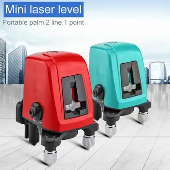 

2 Line 1 Point Level Excellent Durable and Practical ABS Alloy Self-leveling 360 Horizontal Vertical Infrared Laser Level