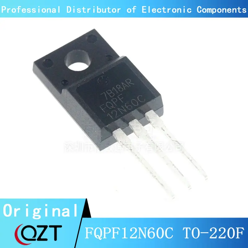 10pcs/lot FQPF12N60C TO220F 12N60C 12N60 FQPF12N60 TO-220F chip New spot 20 50 100 200 500pcs bta212x 800e bta212x triac 12a 800v to 220f plastic package dip thyristor large chip