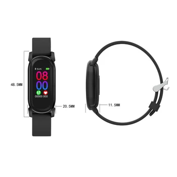 

Intelligent body temperature measurement waterproof temperature measurement smart bracelet human body temperature sensor 0.96in