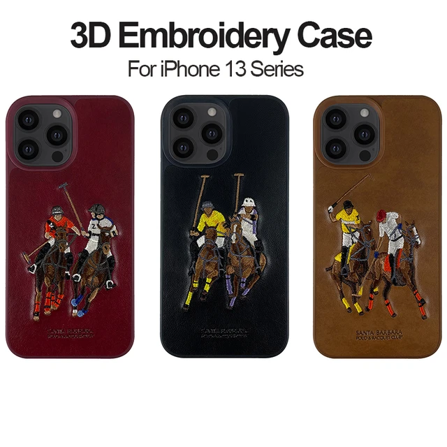 1 pçs/3d bordado cabeça do tigre caso de couro estético para o iphone 13  pro max marca textura capa de couro escudo casco com pacote - AliExpress