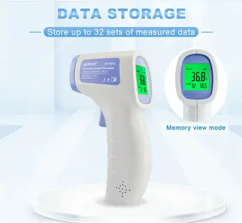 

Forehead Non Contact Infrared Baby Thermometer LCD Body Temperature Fever Digital IR Measurement Tool Gun for Baby Adult