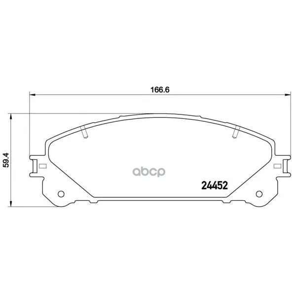 Колодки Тормозные Передние Brembo P83145 Brembo арт. P83145