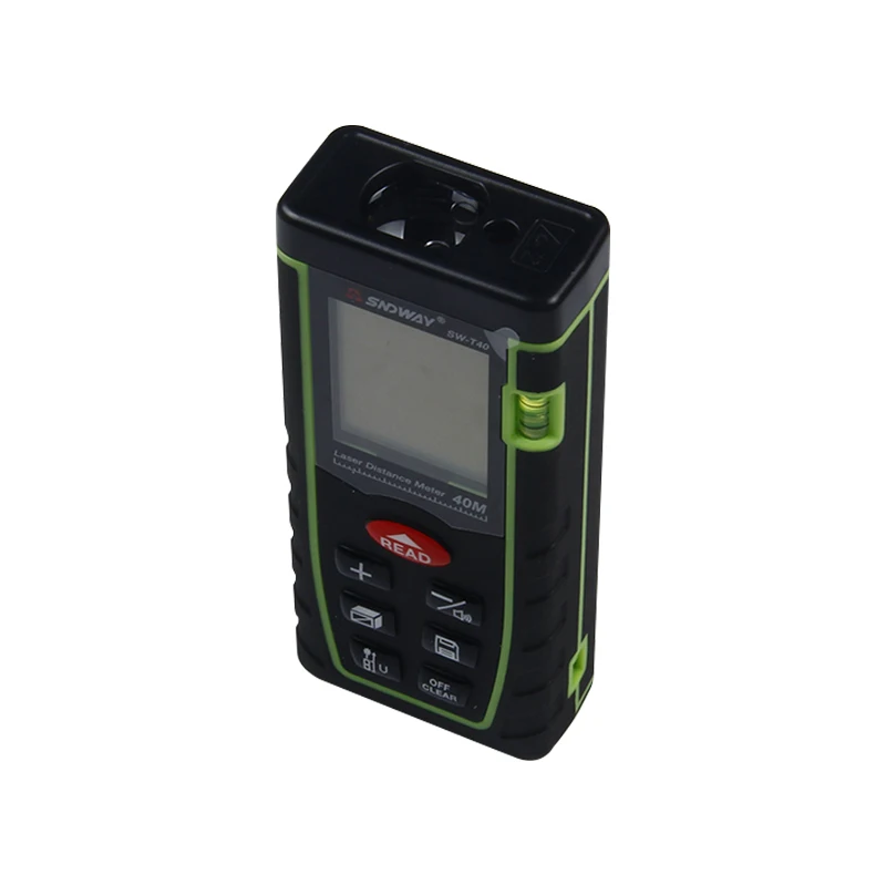SNDWAY Mini Handheld Laser Distance Meter 40m Laser Rangefinder OEM Laser Tape Measure Roulette Tool
