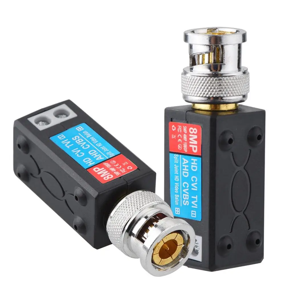 1 пара AHD/TVI/CVI CCTV витые BNC пассивные трансиверы для видео коаксиальные CAT5 камеры UTP
