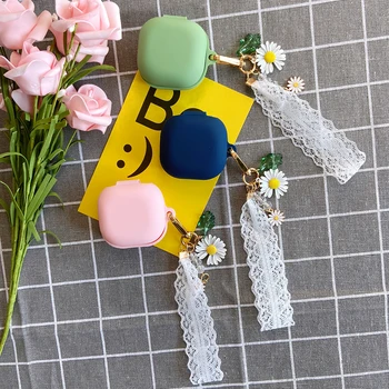 

Luxury Lace Flower Silicon Cover for Samsung Galaxy Buds Live 2020 Case Bluetooth Earphone Wireless Headphone Protective Box Bag