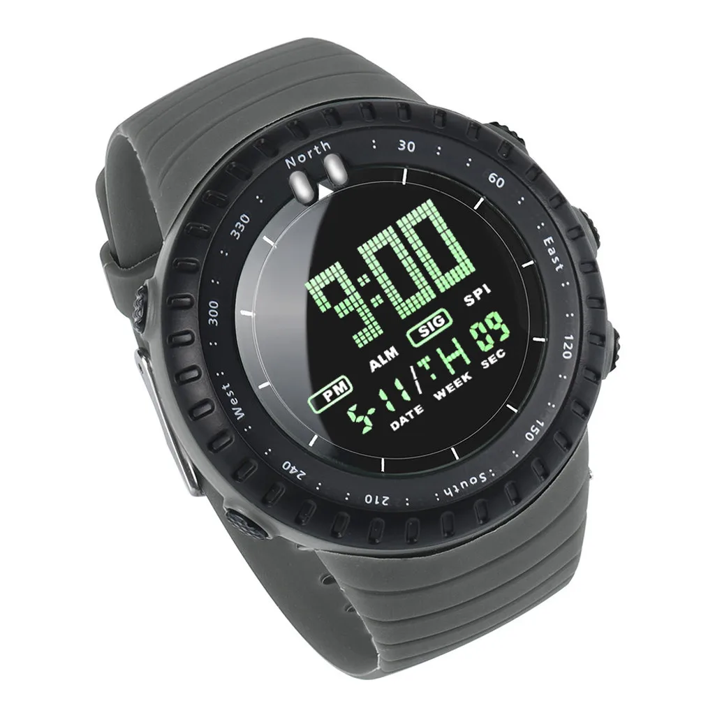 LED digital watch sport Military electric Watch 50M Awaterproof larm date watches Dive Swim Dress Sports Watches