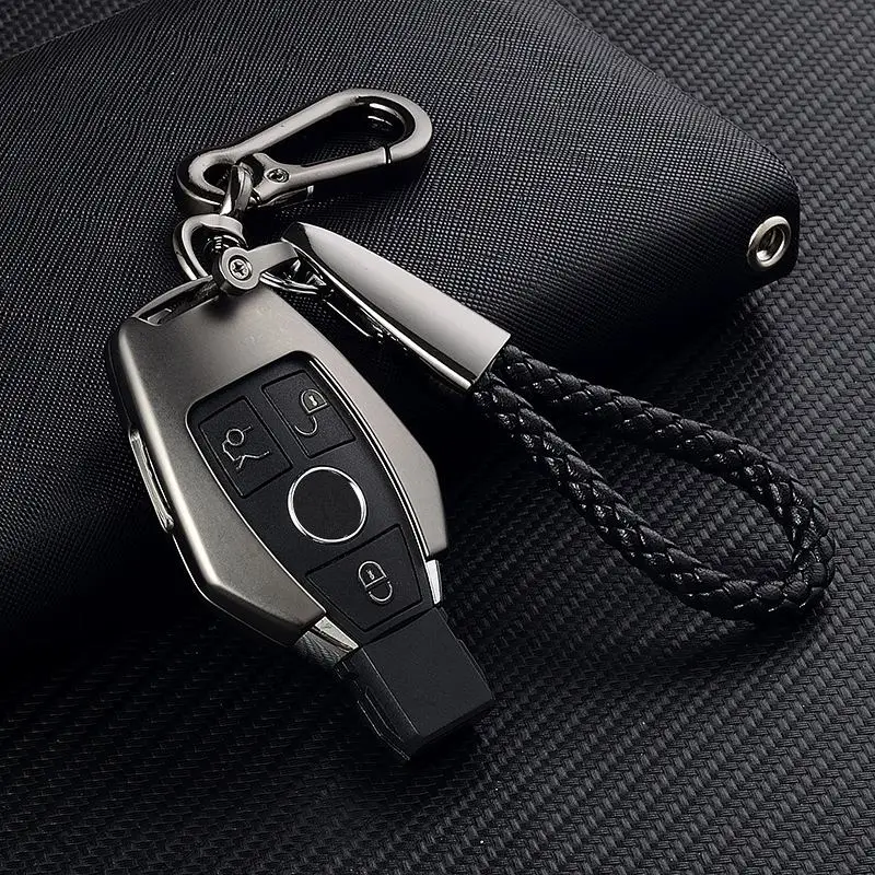 Автомобильный чехол для ключей из цинкового сплава, брелок для Benz W203 W204 W212 C180 GLK300 CLS CLK CLA SLK C S E Class