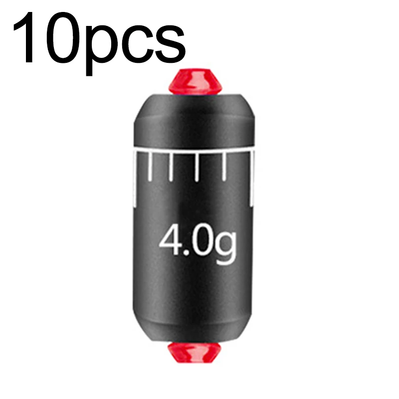 

10pcs/set 1.5g/2.0g/2.5g/3g/3.5g/4g Fishing Line Fast Lead Sinker Tackle Weights