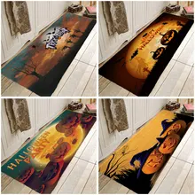 Счастливый Хэллоуин узор ковер для кухонной и входной двери Коврик противоскользящий пол коврик Ванная комната Прихожая