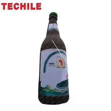 Заказная рекламная гигантская надувная бутылка с пивом модель для украшения