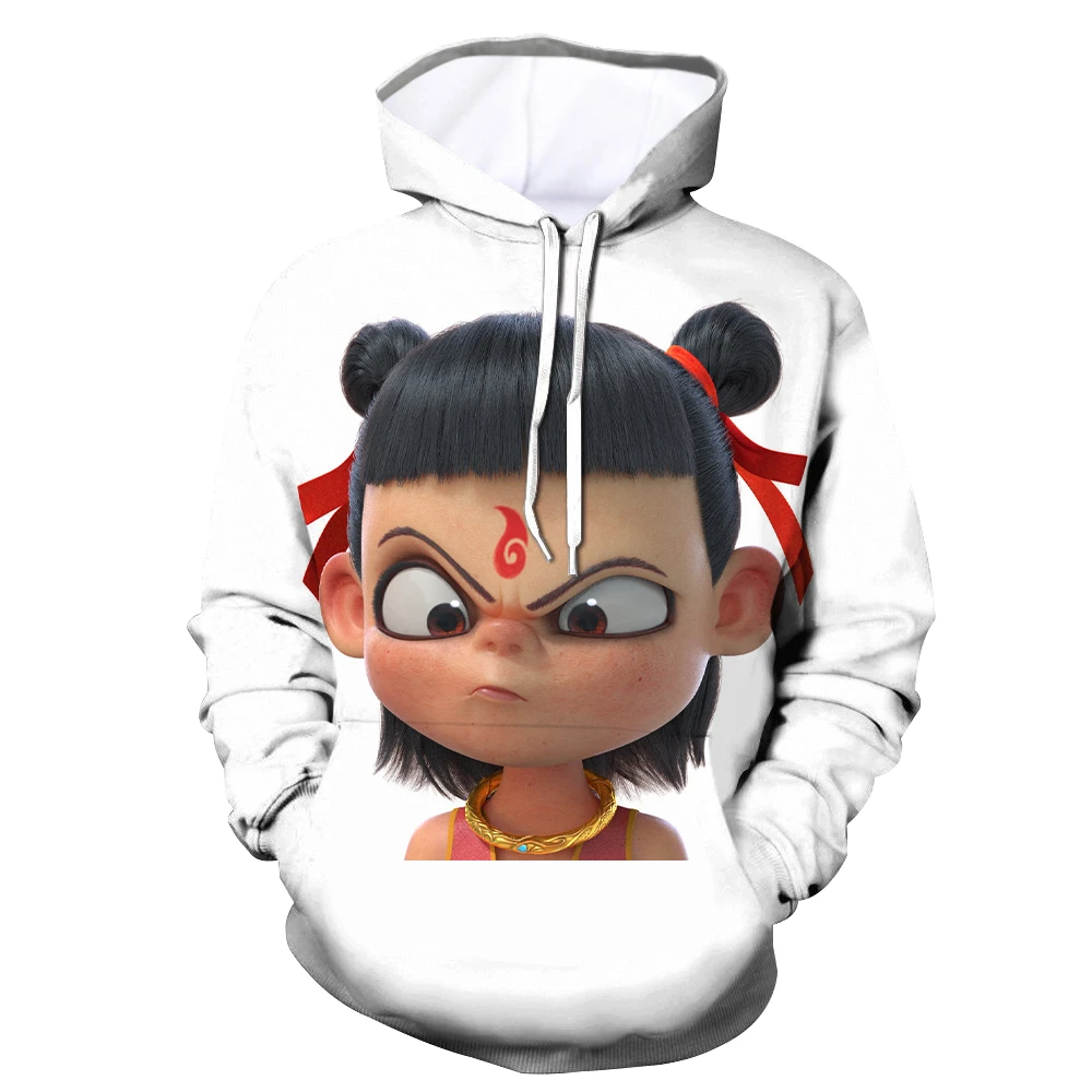 Горячая мультфильм 3d печать Толстовка Nezha Nalakuvara толстовки для мужчин/женщин Забавный Хип Хоп Толстовка Повседневная мода уличная - Цвет: ZLC-DL-NZ18