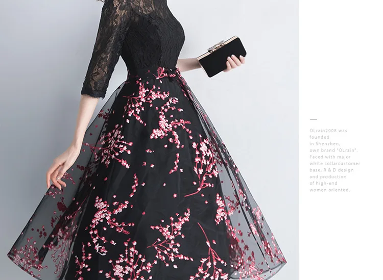 Banquet Evening Dress New Style Summer Party Annual General Meeting Party Elegant Debutante Dress Slim Fit Mid-length