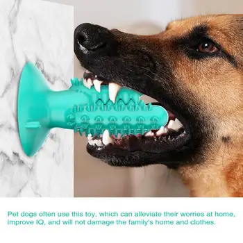 

TPR Pet Dog Toothbrush Non-toxic Clean Teeth Chew Toy Pet Molar Toy Cat Dog Tooth Brush Effective Cleaning Brush Pet Supplies