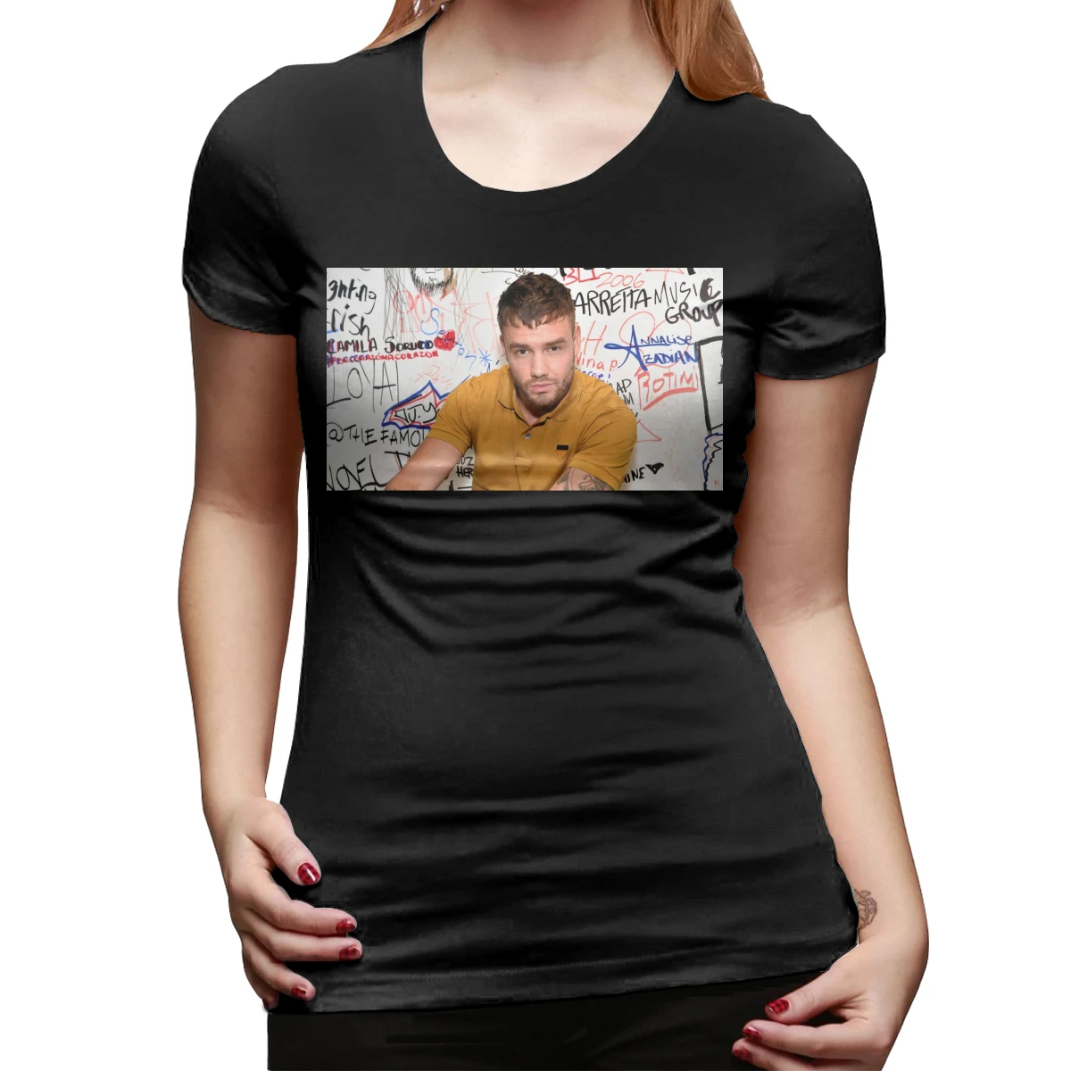 Liam Payne Футболка I SurviStack It Up футболка Летняя большой размер женская футболка хлопок Kawaii женская футболка