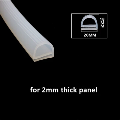 Strip 5m Vermelho branco translúcido