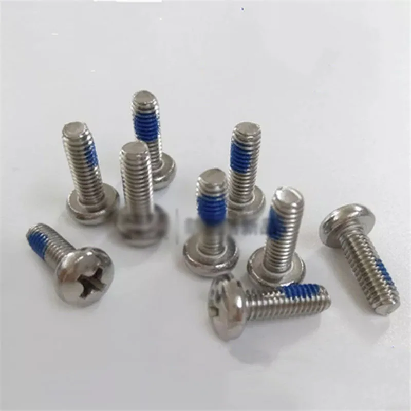 M5 Phillips Screw Round head Glue Screws Anti-Loose Dispensing Bolts 5-30mm Length