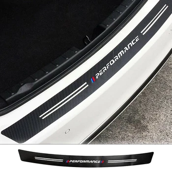 

34.5" Trunk Carbon Fiber Texture Bumper Guard Decor Sticker/ strip Trim For BMW1 2 3 4 5 6 7 Series M3 M4 Z4