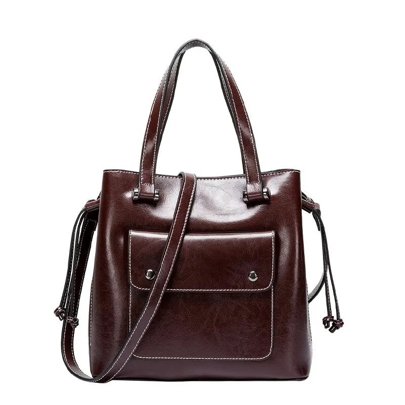 ZENCY Fashion Shopping Stijl Vrouwen Emmer Handtas Echt Tweede Laag Koe Lederen Schouder Messenger Koeienhuid Tassen Meisjes Dames ZENCY Fashion Shopping Stijl Vrouwen Emmer Handtas Echt Tweede Laag Koe Lederen Schouder Messenger Koeienhuid Tassen Meisjes Dames