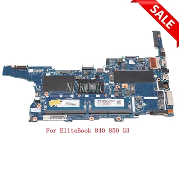

Nokotion 903739-001 903739-601 for HP EliteBook 840 850 G3 6050A2728501-MB-A01 Laptop motherboard DDR4 SR2EU I3-6100U CPU