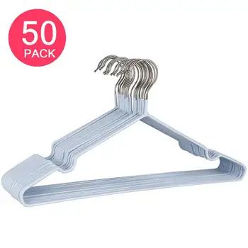 

50PCS Clothes Hangers Bear up to 5KG Space Saving for Home Dorm