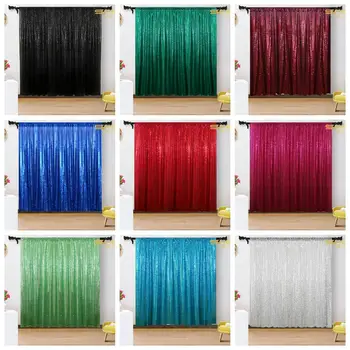 

Shinybeauty Maroon Sequin Photo Backdrop Wine Burgundy Decoration Background Party Backdrops-M190726