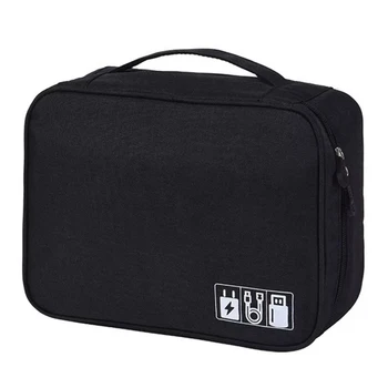 

Data Cable Storage Bag Multi-Function Digital Storage Bag U Disk U Shield Headset Charger Power Cord Storage Bag Protection Box