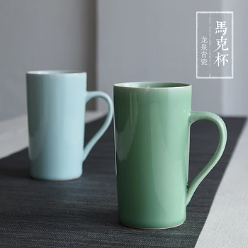 

Large Capacity Chinese Ceramic Mug Medieval Original Coffee Beer Cup Colors Kufel Do Piwa Writer Porcelain Mug Gift New MM50MK