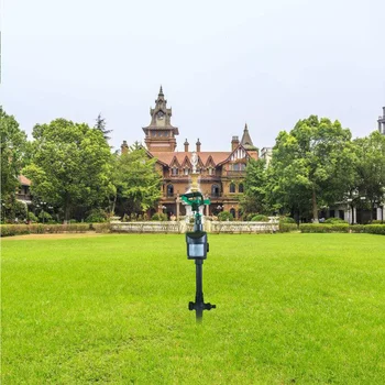 

1pc Professional Durable Reusable Automatic Water Spray Repeller Animal Expel Landscape Garden Pond