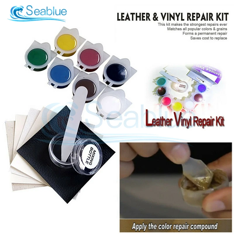 Leather Repair Cream Vinyl Repair Kit Auto Car Seat Sofa Coats Holes
