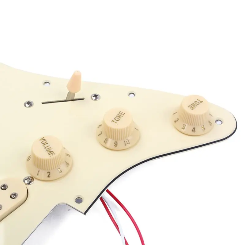 OOTDTY Prewired 3 катушки пикапы накладки с ручками управления для электрогитары