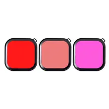 Фильтр для объектива для дайвинга красный/розовый/фиолетовый для экшн-камеры GoPro Hero 8 фильтр для объектива для съемки в морской воде