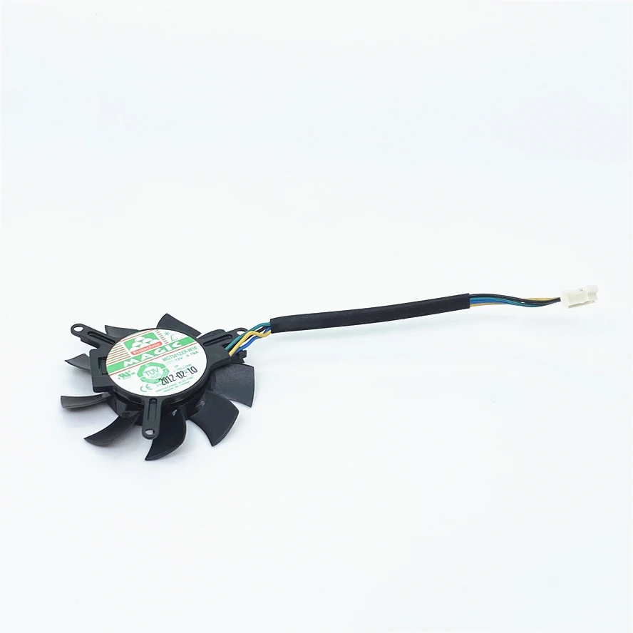 MGT5012XF-W10 Hochwertiger, extrem leiser 5010-Lüfterflügel für Grafikkarten, 45 mm Durchmesser, 39 mm Lochabstand, 12 V, 0,19 A, 4-poliger PWM-Lüfterflügel – Detail 3