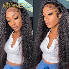 Water Wave 13x6 Lace Front Wig Brazilian Hair Remy For Women Human Hair Women 30 Inch 13x4 Hd Transparent Deep Wave Frontal Wig