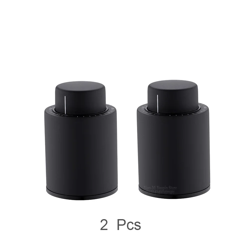 Type 2 XIAOMI Mijia Circle Joy Винная Пробка пластиковая ABS вакуумная память винная пробка электрическая пробка винные пробки - Цвет: Type 2