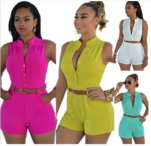 S-2XL-Women-Girls-Sexy-Off-Shoulder-Button-Decoration-Waist-Belted-Jumpsuit-Woman-Playsuit-11-Color