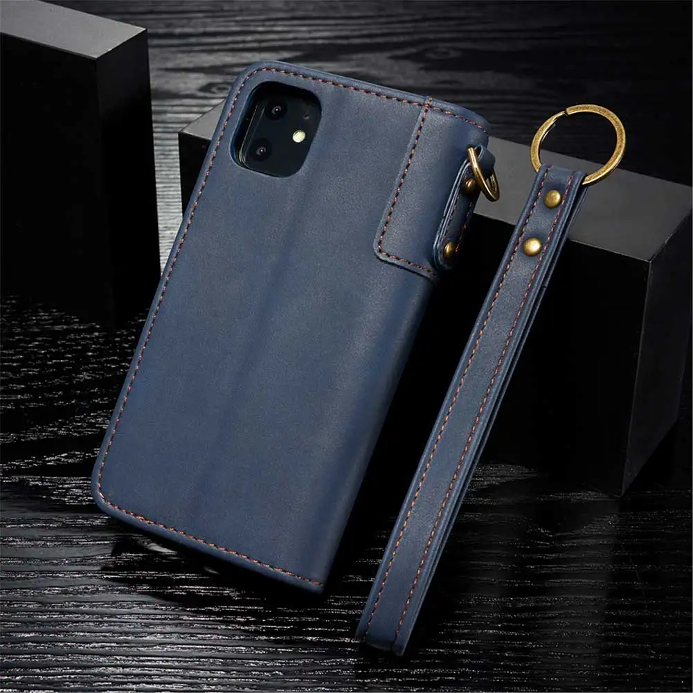 Многофункциональный чехол-кошелек для iPhone 11Pro 5," 11 6,1" 11Pro MAX 6," PU кожаный флип-ремешок для телефона iPhone 11 PRO
